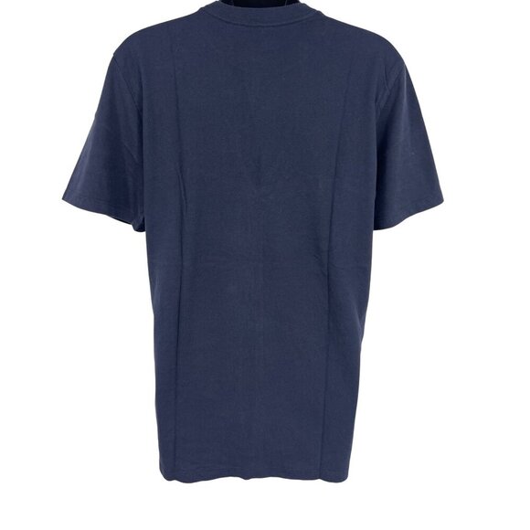 The North Face Men Blue Navy Short Sleeve Tee Shirt Crew Small S Cotton EUC - Picture 4 of 7